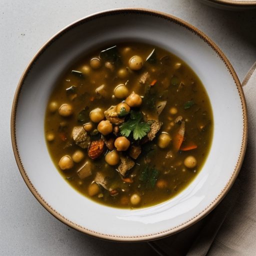 Grandma's Greek Garbanzo Soup^ recipe image